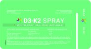 Vitamin D3 + K2 Oral Spray Vitamin