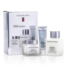 Elizabeth Arden Millenium Set: Day Renewal Emulsion + Night Renewal Cream + Eye Renewal Cream --3pcs