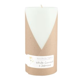 Northern Lights White Currant & Jasmine One Pillar Candle.