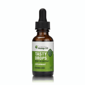 Tasty Hemp Oil – 1500mg Tasty Drops | Spearmint CBD Oil Tincture