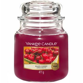 Yankee Candle Black Cherry Scented Medium Jar 14.5 oz