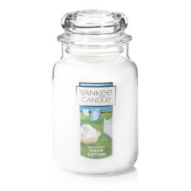 Yankee Candle Clean Cotton Scented Large Jar 22 oz