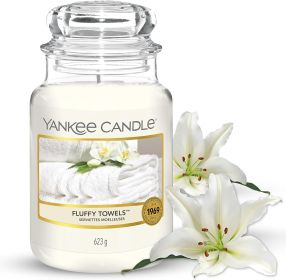 Yankee Candle Fluffy Towels Scented Large Jar 22 oz