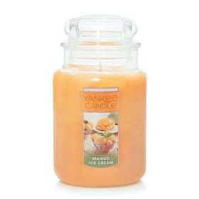 Yankee Candle Mango Ice Cream Scented Large Jar 22 oz