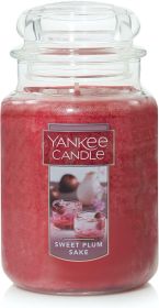 Yankee Candle Sweet Plum Sake Scented Large Jar 22 oz