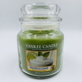 Yankee Candle Vanilla Lime Scented Medium Jar 14.5 oz