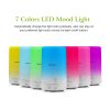 Mini Cool Mist Humidifier Ultrasonic Aroma Essential Oil Diffuser with 7 Color LED Lights 4 Timer Settings