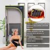 Portable Plus Type Full Size Far Infrared Sauna tent. Spa, Detox ,Therapy and Relaxation at home.Larger Space,Stainless Steel Pipes Connector Easy to