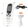 Electric Muscle Stimulator Dual Channels Pulse Massager Pain Relief Therapy Tens Device with Electrode Pads Wires