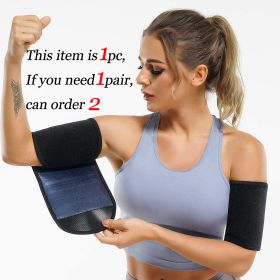 1pc Thin Arm Trimmers (Fit Up To 75kg) For Women; Sauna Sweat Arm Shaper Bands (Color: Blue)