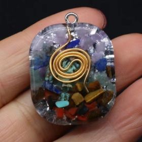 Meditation Seven Chakra Reiki Pendant (Style: C)