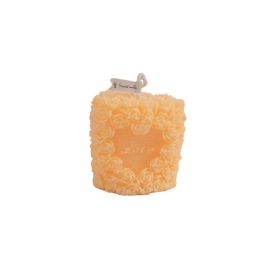 Valentine Gift Rose Flower Shap Aromatherapy Candle (Type: Candle, Color: Orange)