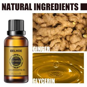 Belly Drainage Ginger Oil Natural Therapy Lymphatic Essential Massage Liquid USA (Type: Essential Oil, Color: Transparent)