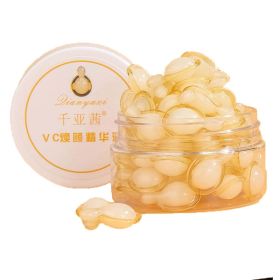 Vitamin C Facial Capsules Essence Anti-wrinkle Aging Whitening Shrink Pores Moisturizing Nourish Capsule Face Care (Net Wt: Vitamin C, Color: 30Units)