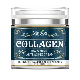 Collagen Moisturizing Facial Cream Skin Care Products (Capacity: 50G, Color: Blue)