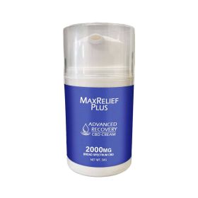 MaxRelief Plus Advanced Recovery CBD Creams (Strength: 2000mg)